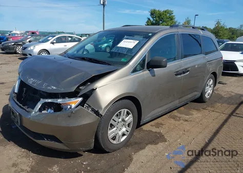 2013 Honda Odyssey Lx from USA, damaged, VIN 5FNRL5H27DB017516